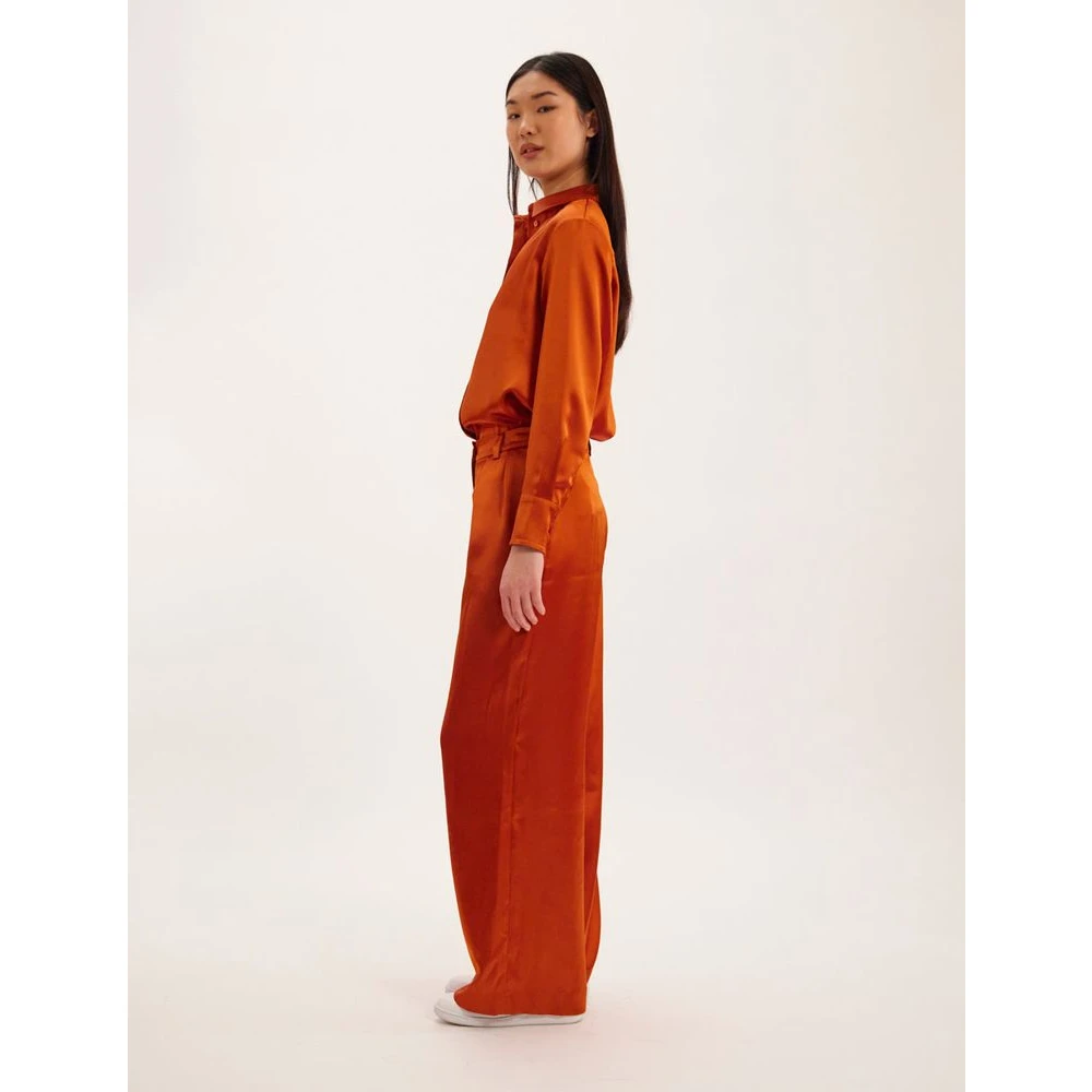 Ines De La Fressange Paris Luciano verbrand oranje broek Orange Dames