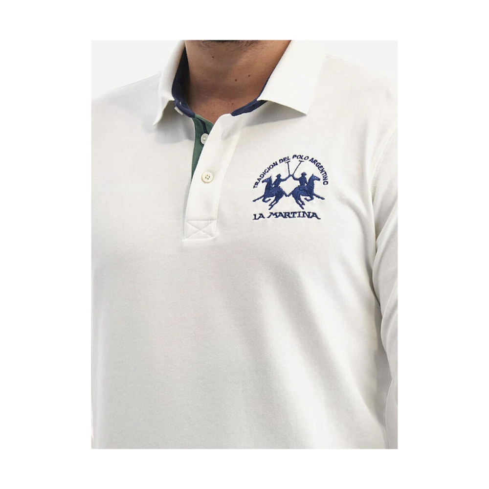 LA MARTINA Kleding Polo White Heren