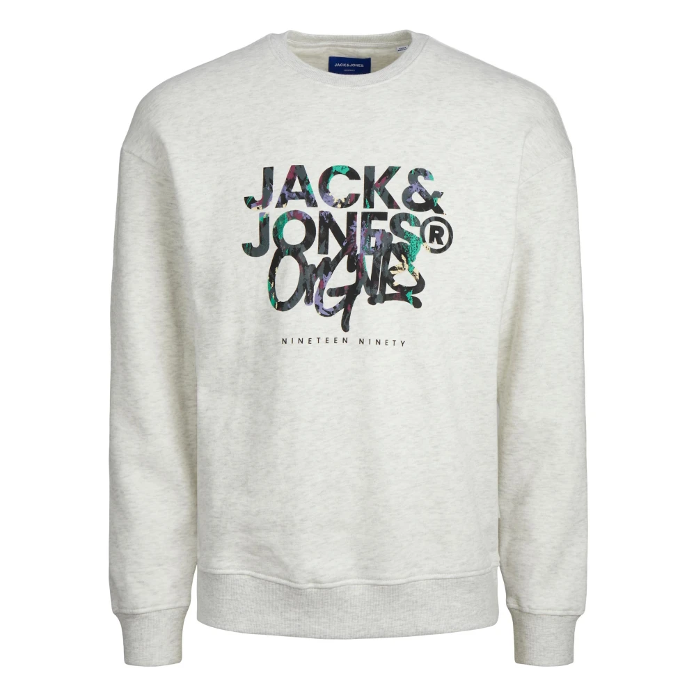 Jack & jones Silverlake Sweatshirt White Heren