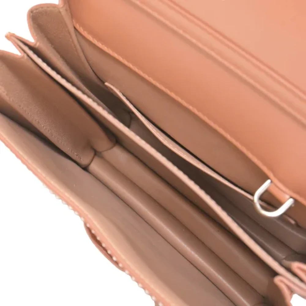Alaïa Pre-owned Leather handbags Brown Dames