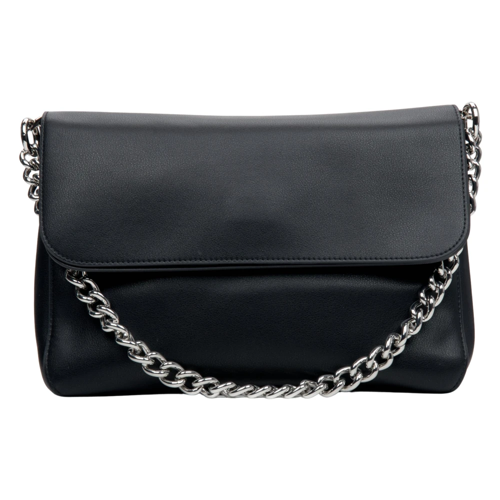 Estro Women's Black Leather Crossbody Bag - Shoulder Bags - One Size - Bags