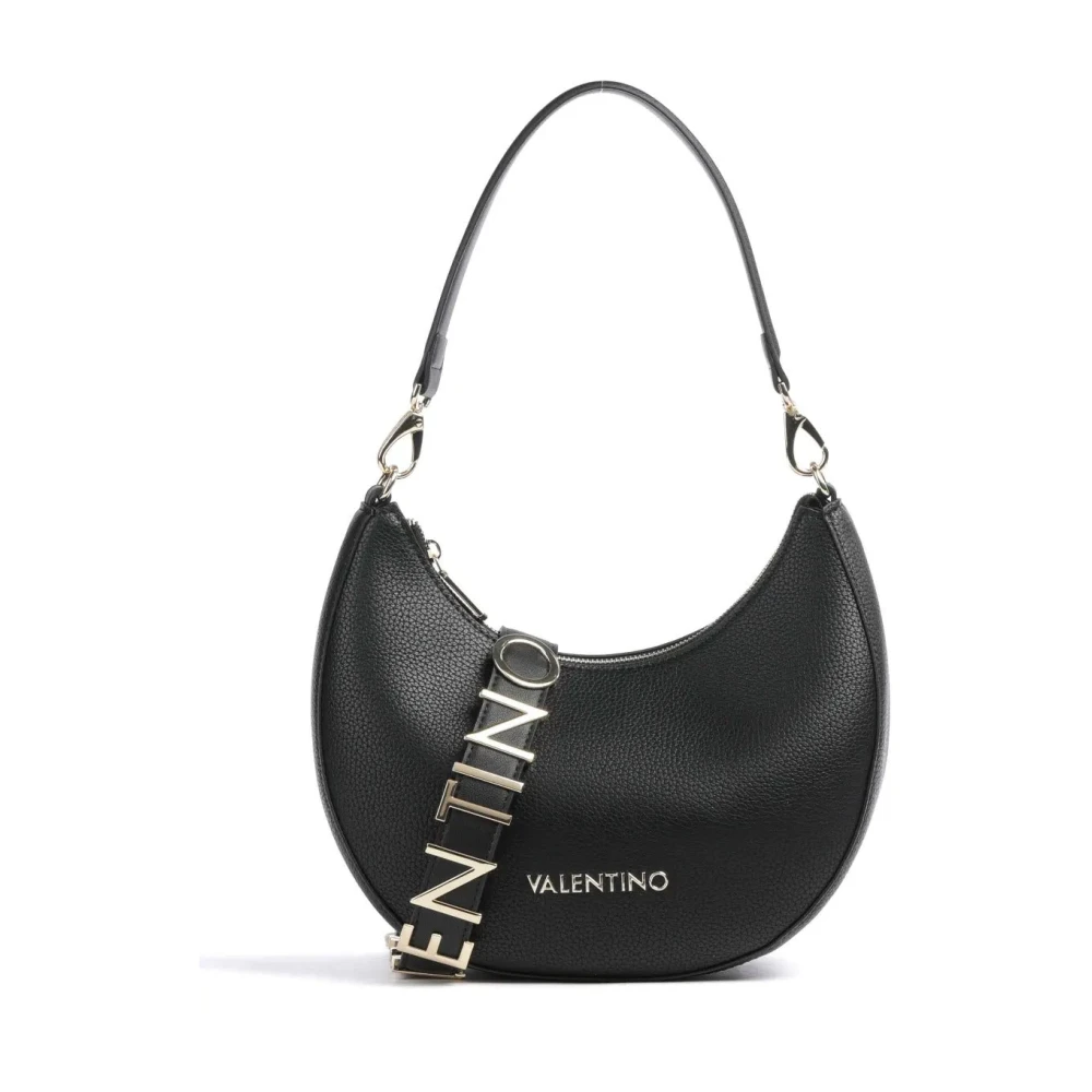 VALENTINO BAGS Handtas in zwart met labeldetail model 'ALEXIA'