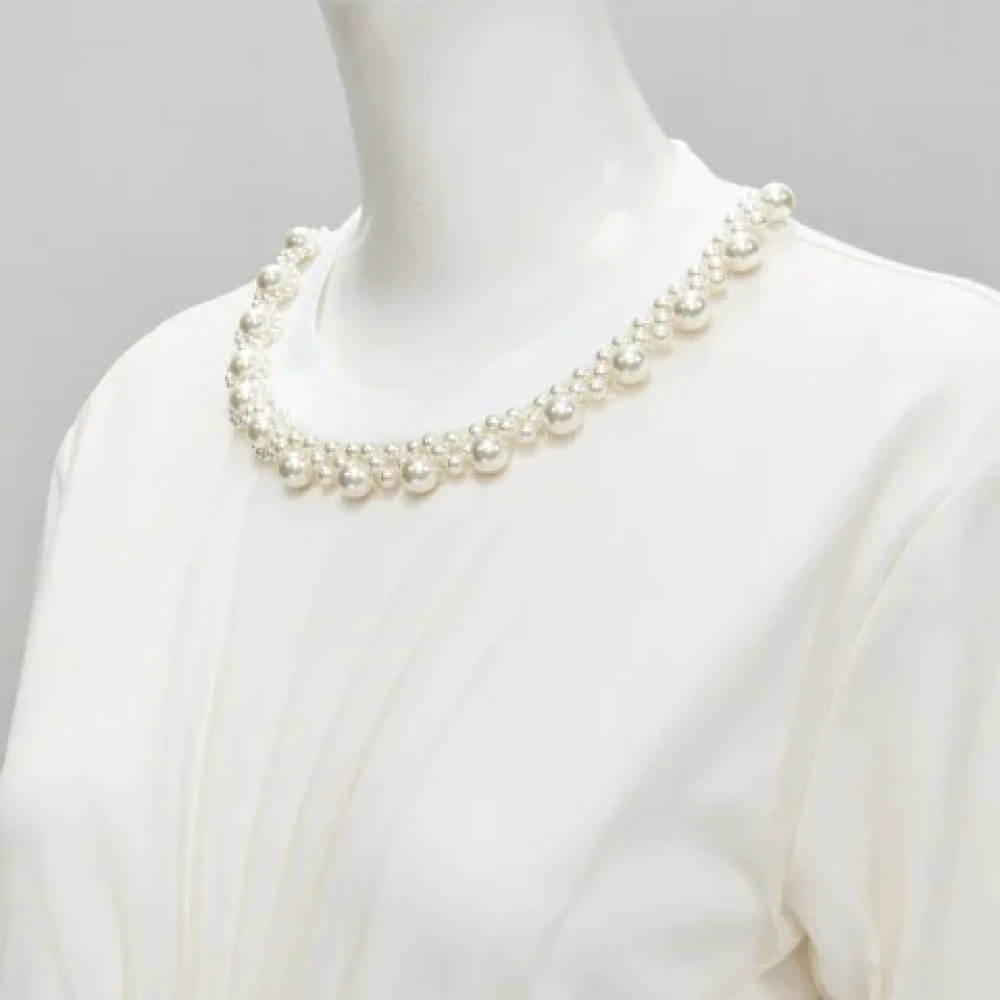 Simone Rocha Pre-owned Cotton dresses White Dames