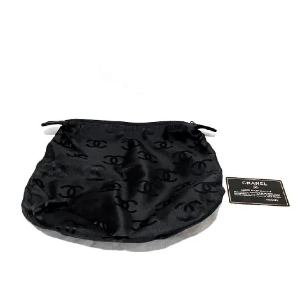 Chanel Vintage Pre-owned Leather totes Black Dames