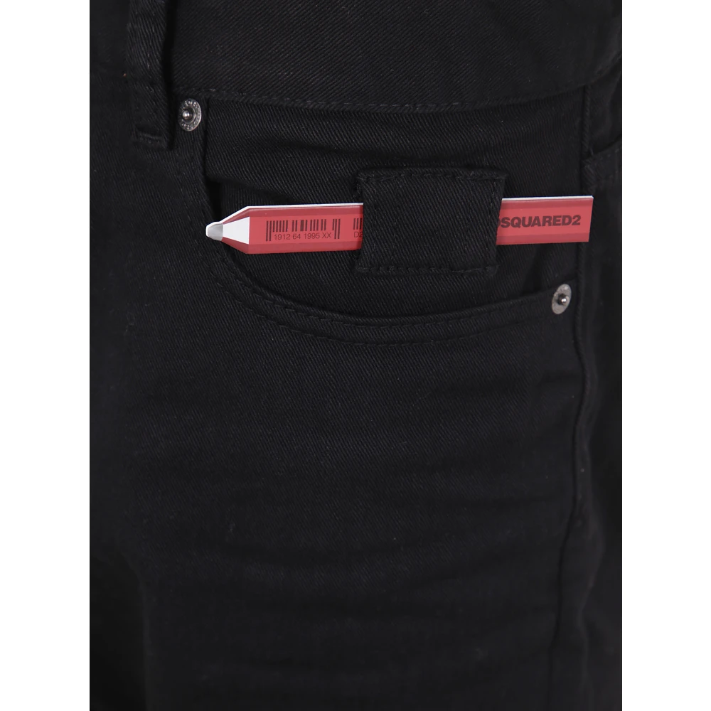 Dsquared2 Baby Timmerman Jeans Black Dames