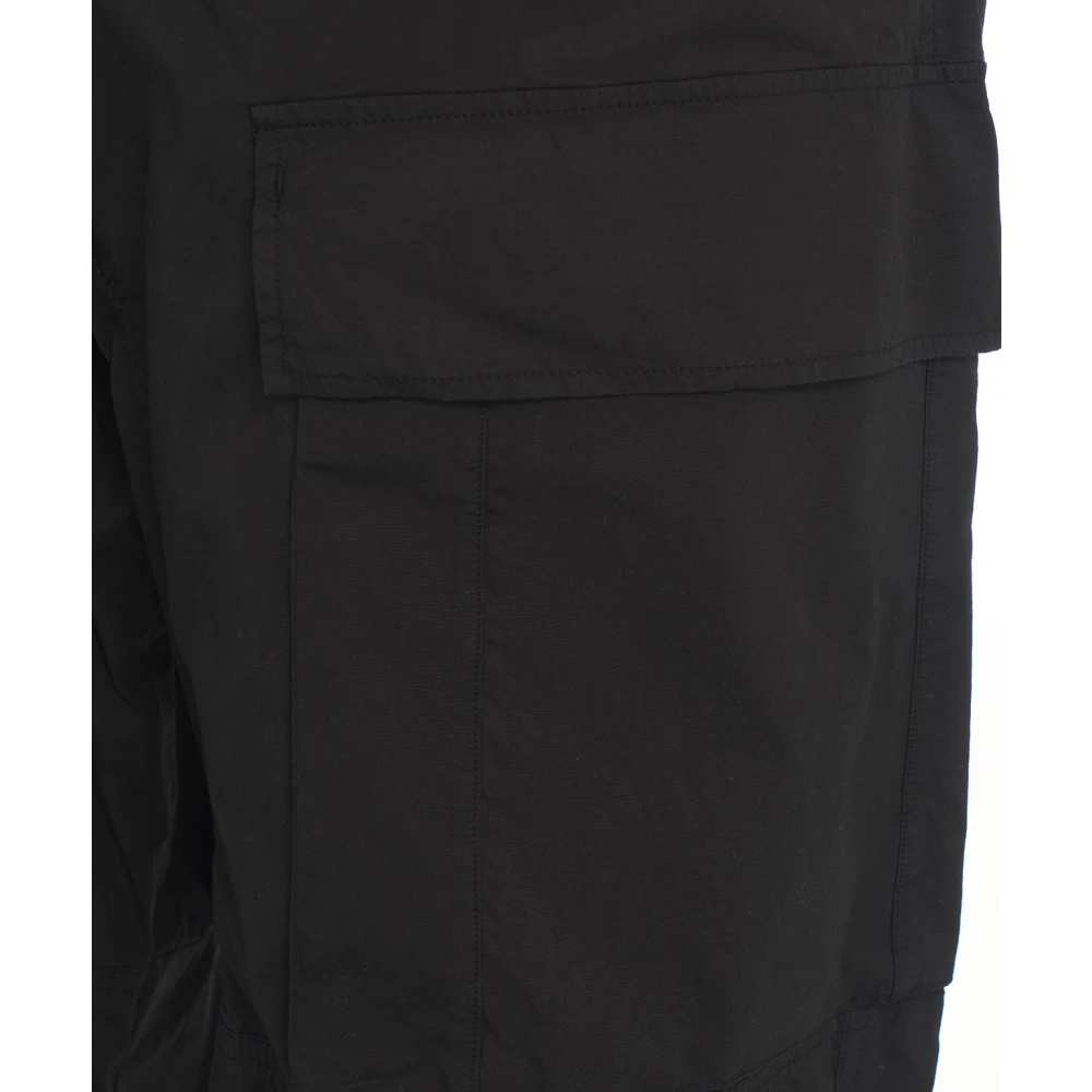 Thom Krom Zwarte Cargo Broek Lage Kruis Stijl Black Heren