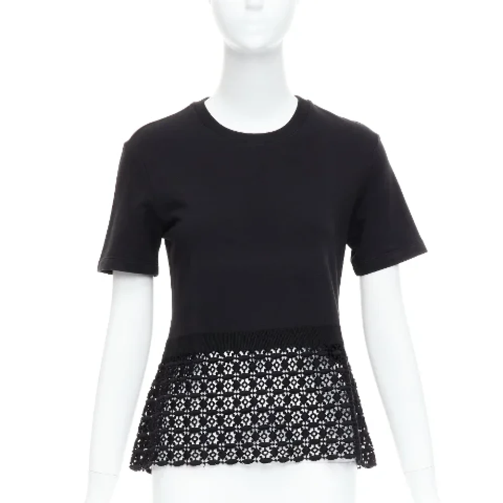 Giambattista Valli Pre-owned Cotton tops Black Dames