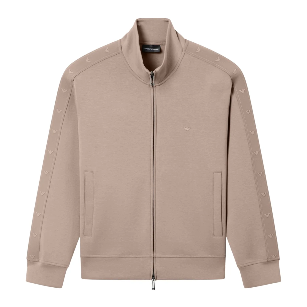 Emporio Armani Hombre Beige Sudaderas, Talla: M