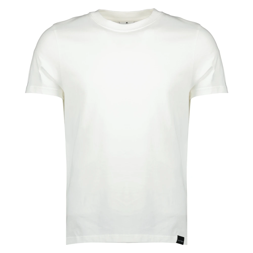 Courrèges Men's White T-Shirts, Xs, Ac T-Shirt