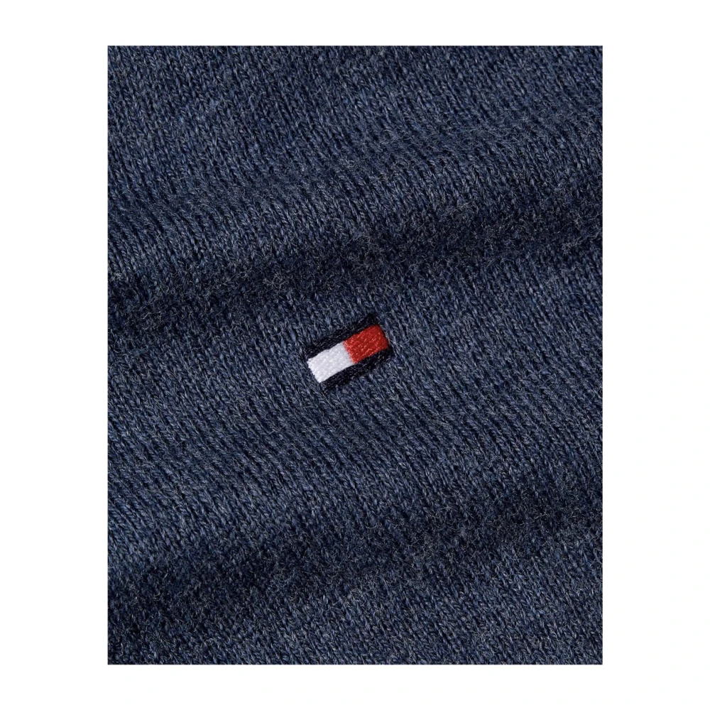 Tommy Hilfiger Iconische Katoen Kasjmier Trui Blue Heren