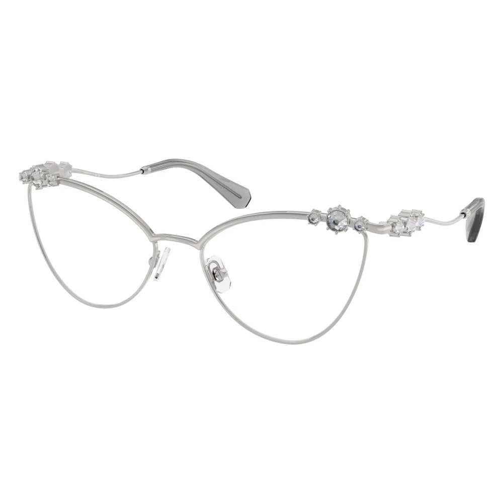 Swarovski Women's Gray Glasses, 56 Mm, Sk1033 Optical Frame