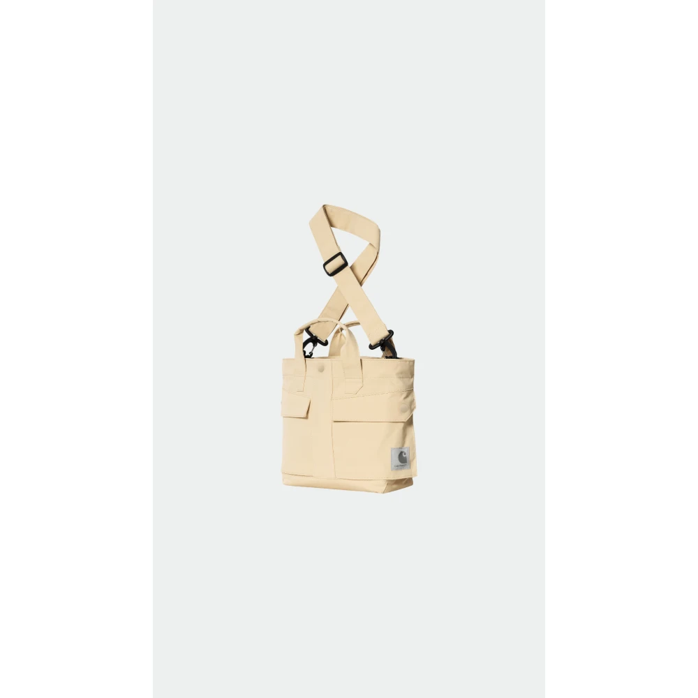 Carhartt WIP Waterafstotende Tas met Reflecterend Label Beige Heren