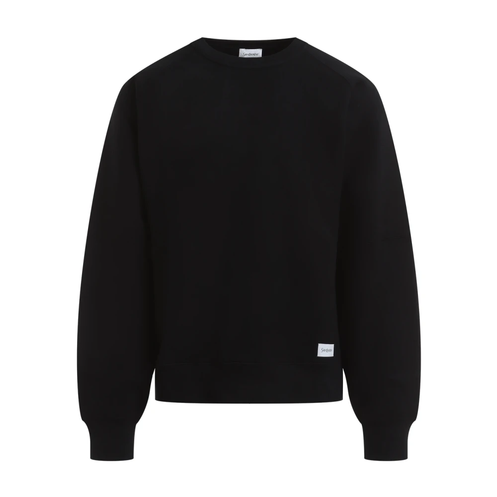 Saint Laurent Zwarte Sweatshirt Verhoog Stijl Comfort Blue Heren