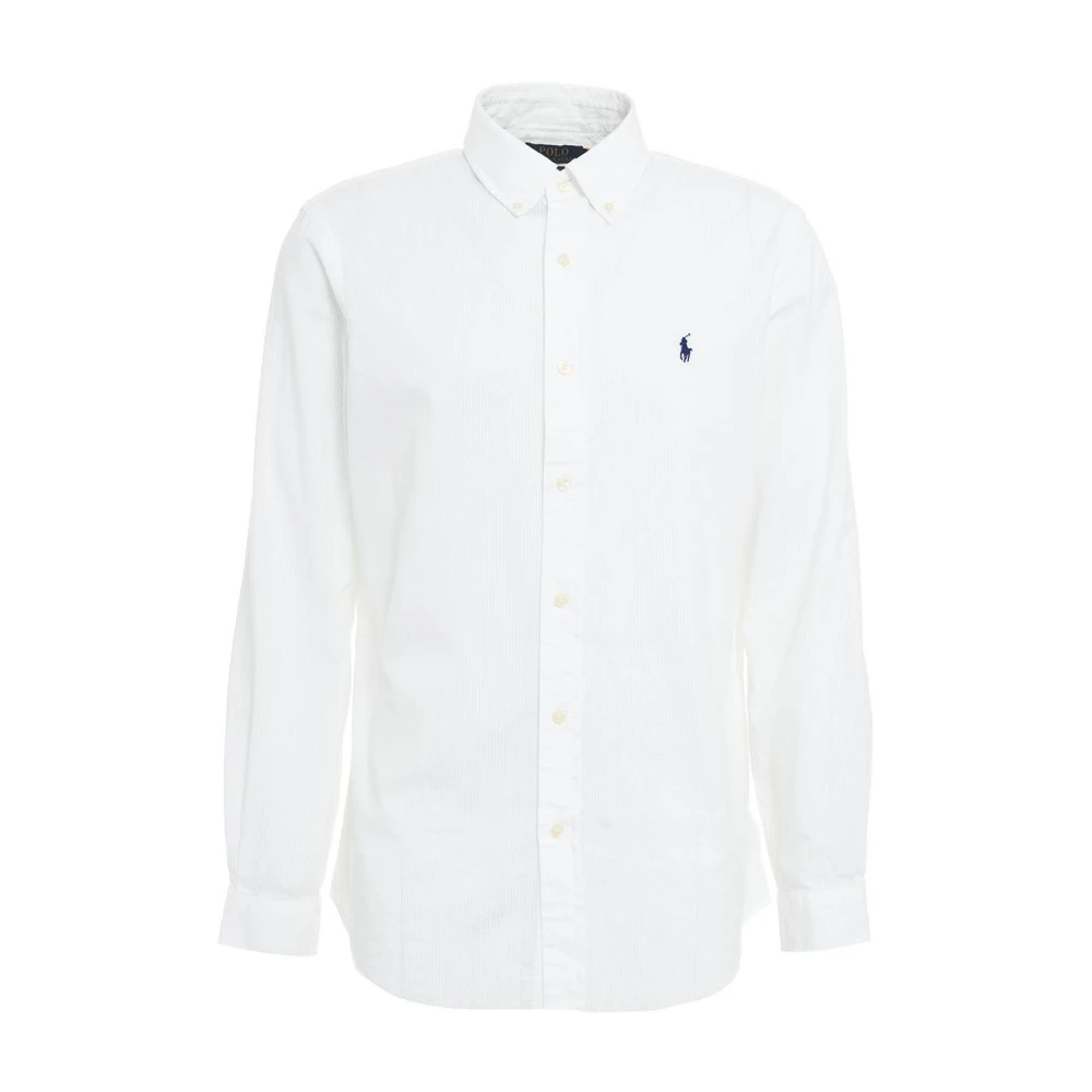 Ralph Lauren Vit kortärmad herrskjorta White, Herr