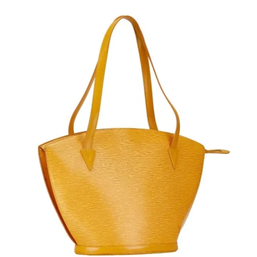 Louis Vuitton Vintage Pre-owned Leather louis-vuitton-bags Yellow Dames