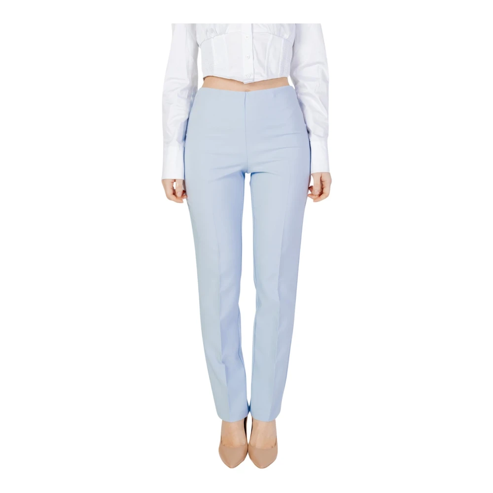 Sandro Ferrone Lichtblauwe ritsbroek Blue Dames