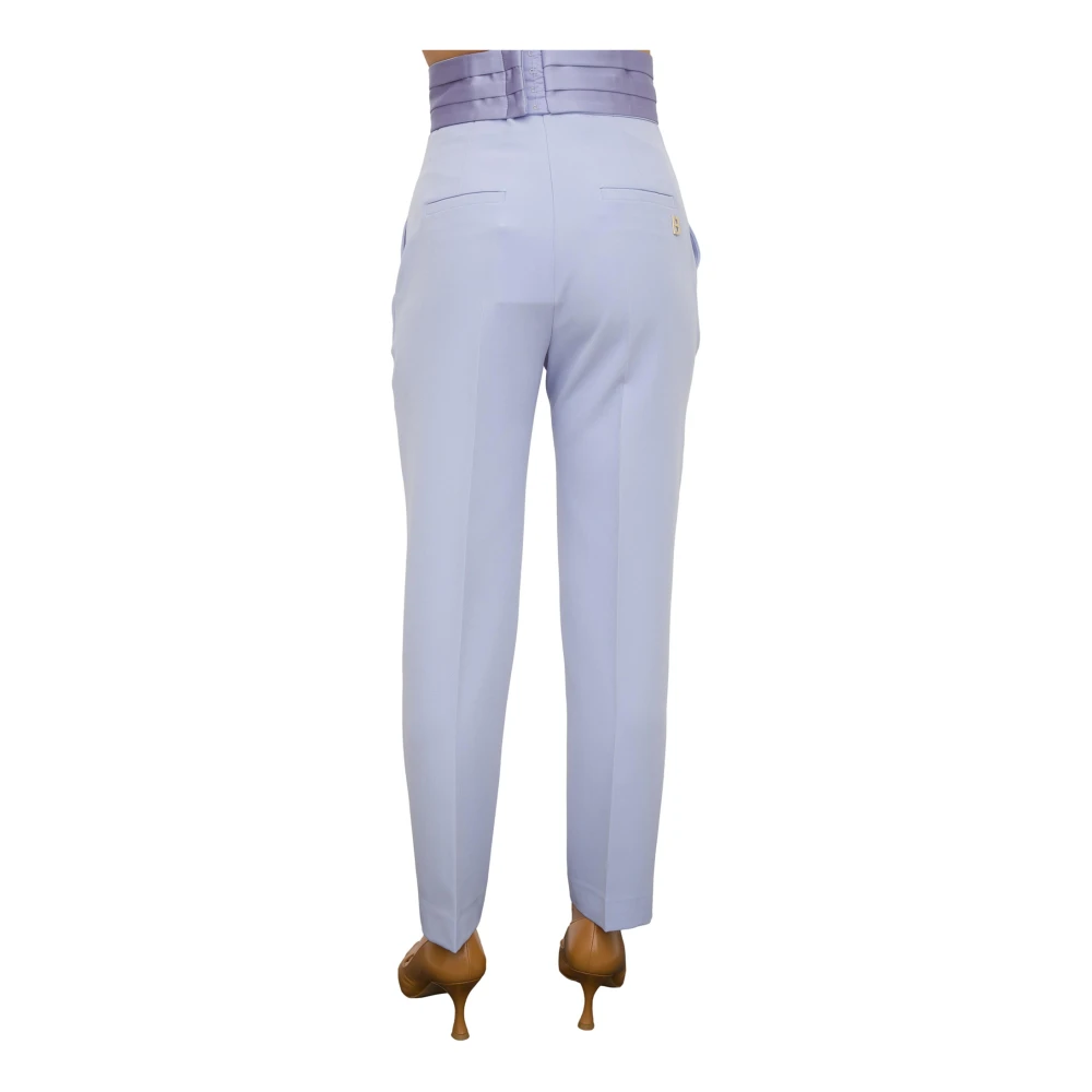 Blugirl Lange Paarse Broek Purple Dames