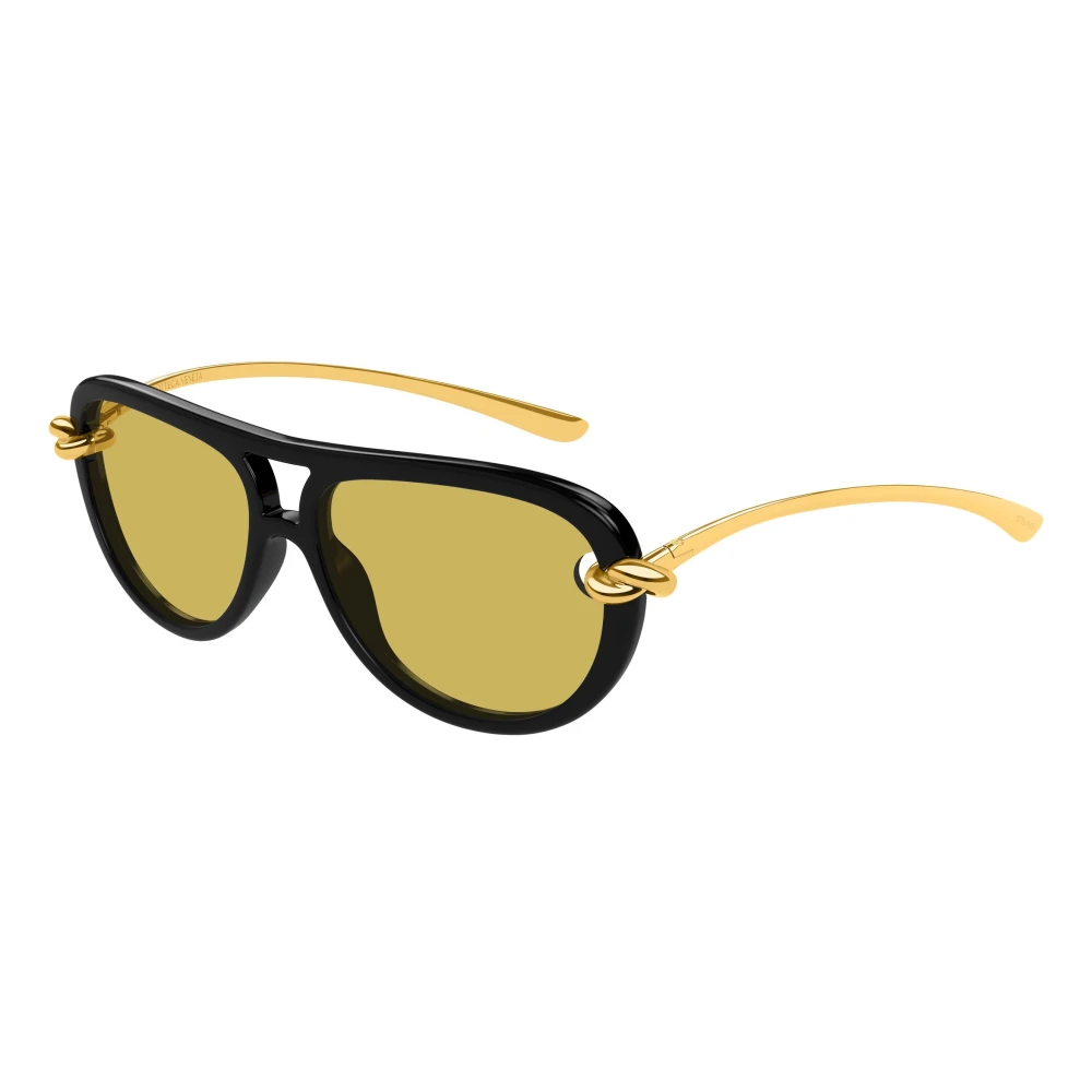 Bottega Veneta Women's Black/Yellow Sunglasses Bv1418s