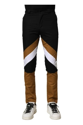 Multifärgad Bomull Slim Fit Chino Byxor