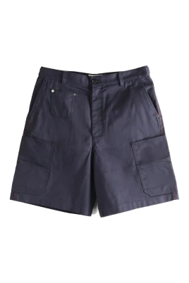 Denimshorts med patchfickor