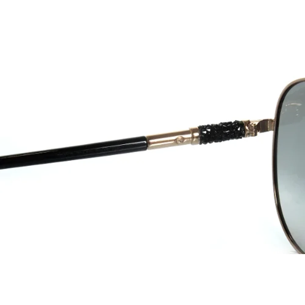 Jimmy Choo Pre-owned Fabric sunglasses Black Dames