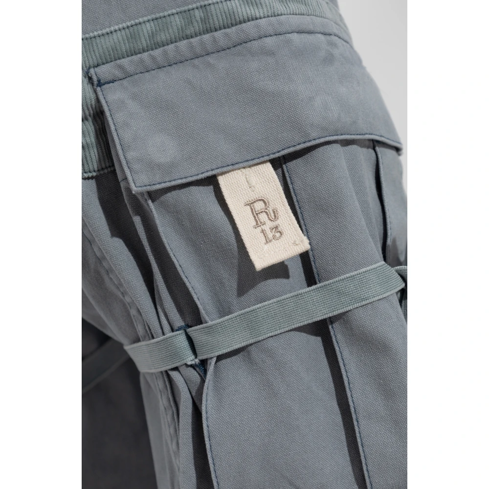 R13 Cropped Cargo Pant Gray Dames