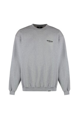 melange-logo-print-crew-neck-sweater
