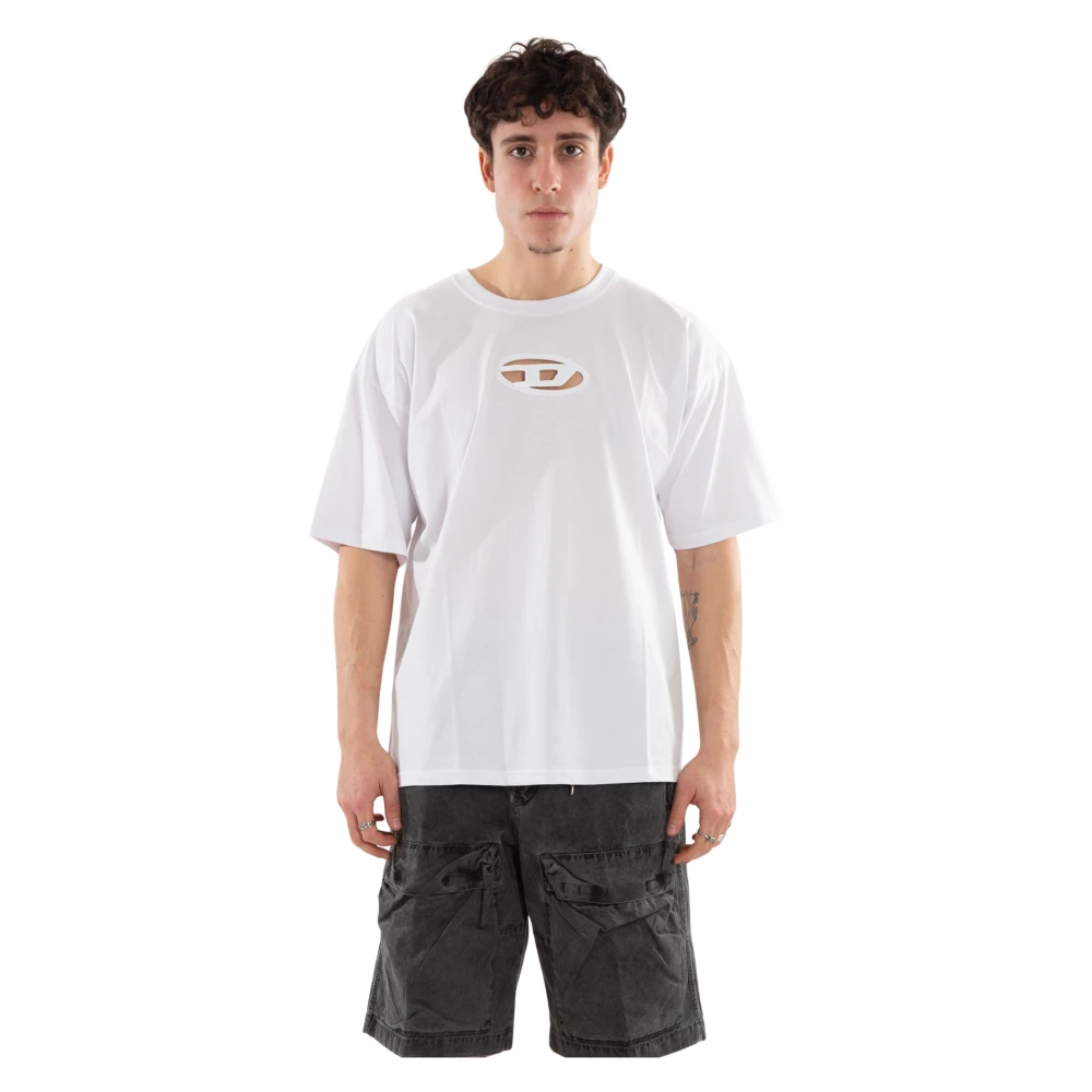 Diesel - Tops > T-Shirts - White - Diesel - Modalova