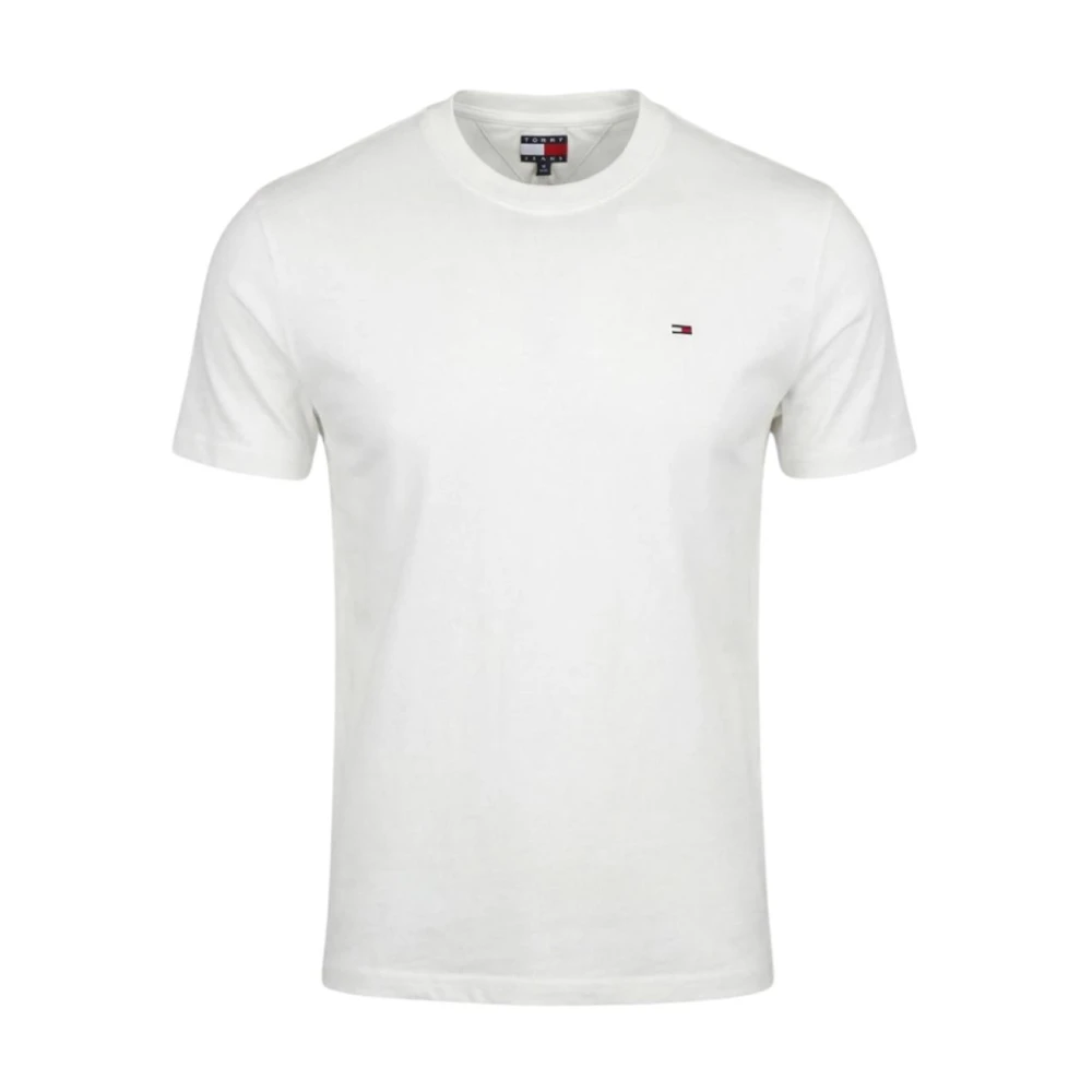 Tommy Hilfiger Men's White Basic Short-Sleeve T-Shirt - T-Shirts - M - Tops