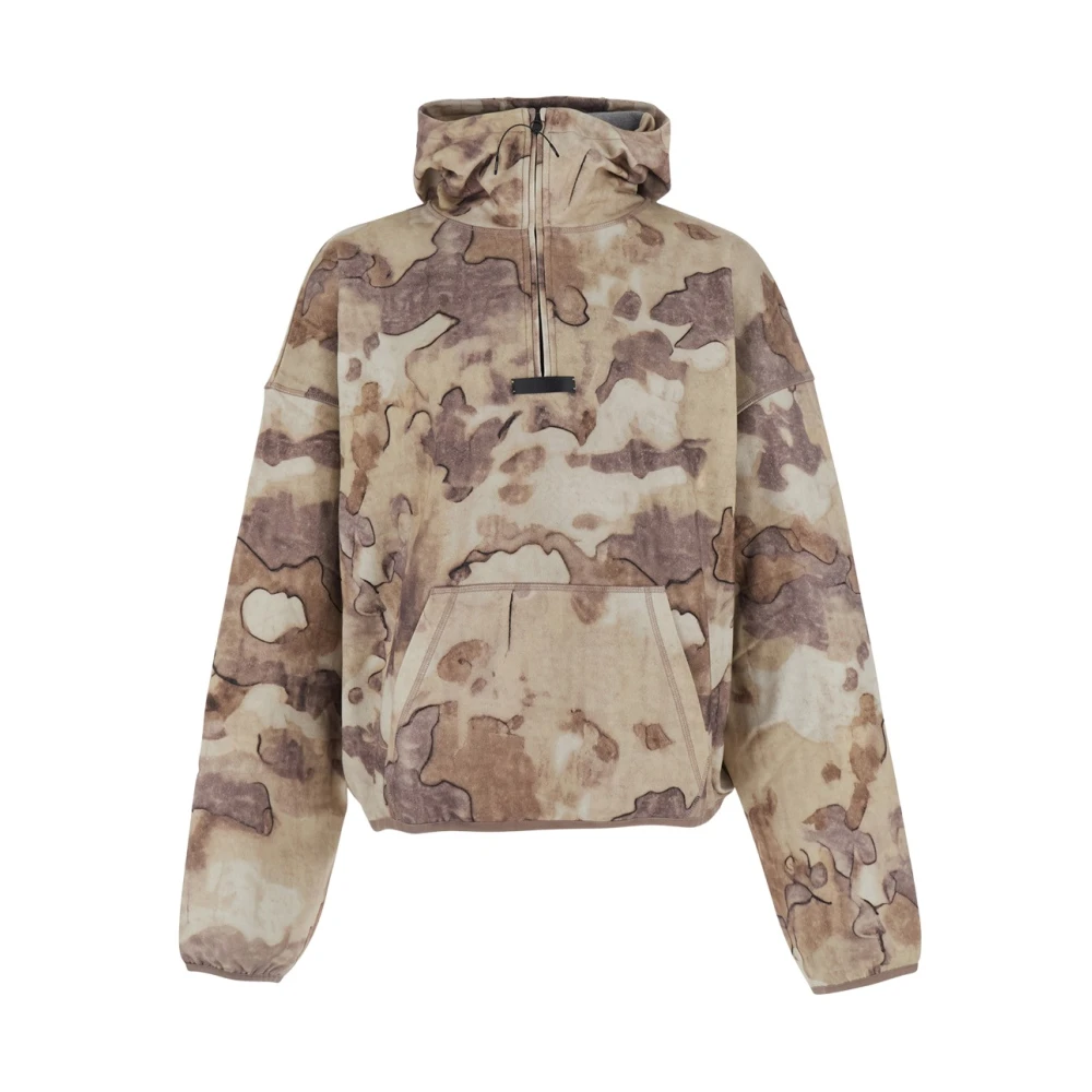 Represent , Hoodies, Male, Beige, Xl, Storm Hoodie With Hood, Pockets And Patch, In Tech Fabric, Beige, Unisex - Image 1