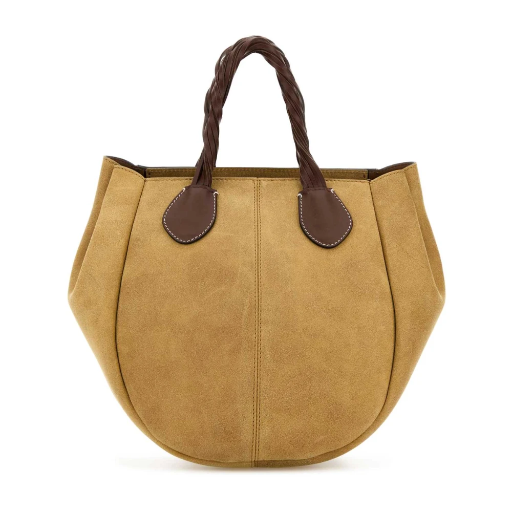 JW Anderson Beige Suede Punch Handtas Beige Dames
