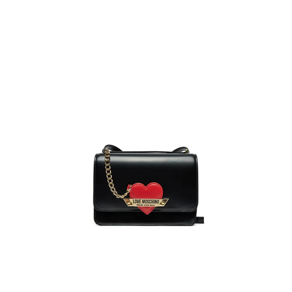 Love Moschino Zwarte Designer Tassen voor Vrouwen Black Dames