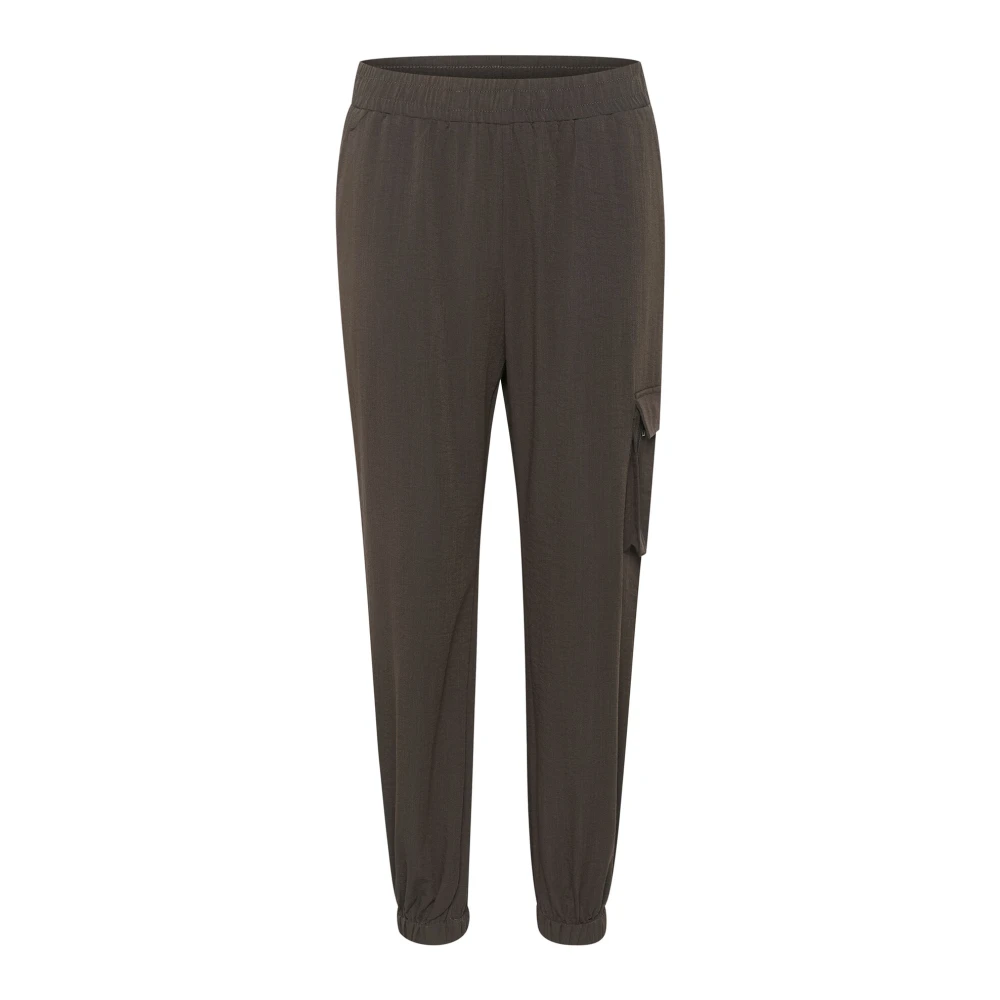 Kaffe Cargo-inspirerade Joggingbyxor Brown, Dam