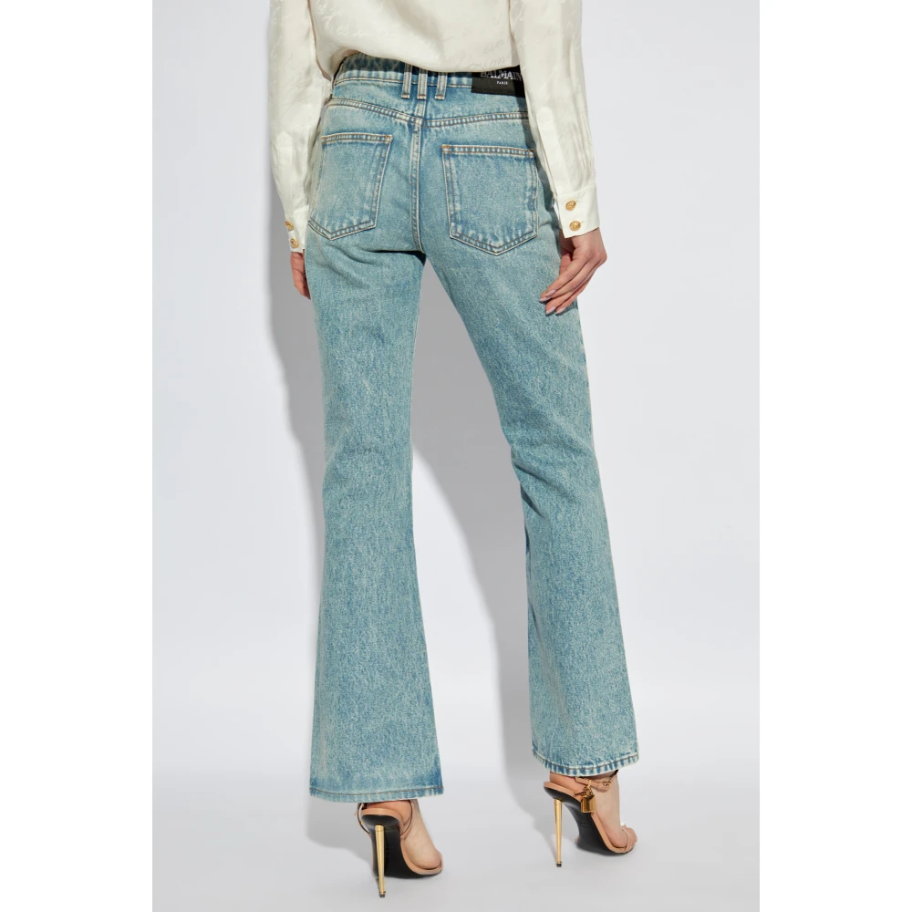 Balmain Flared jeans Blue Dames