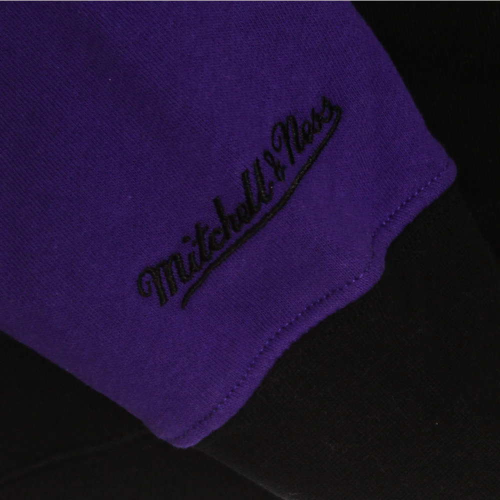 Mitchell & Ness NBA Fusion Fleece Hoodie Zwart Wit Multicolor Heren