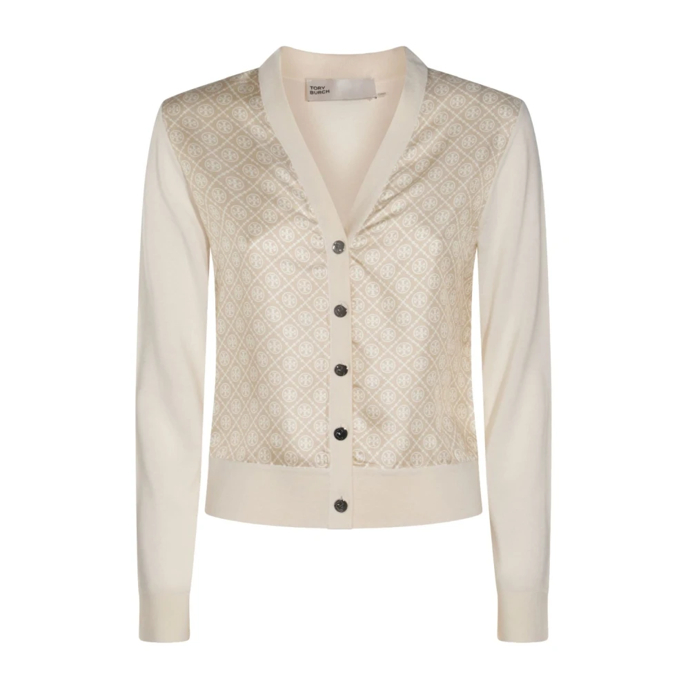 TORY BURCH Beige Sweater Collectie Beige Dames