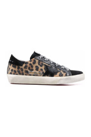 Super Star Leopard Print Sneakers