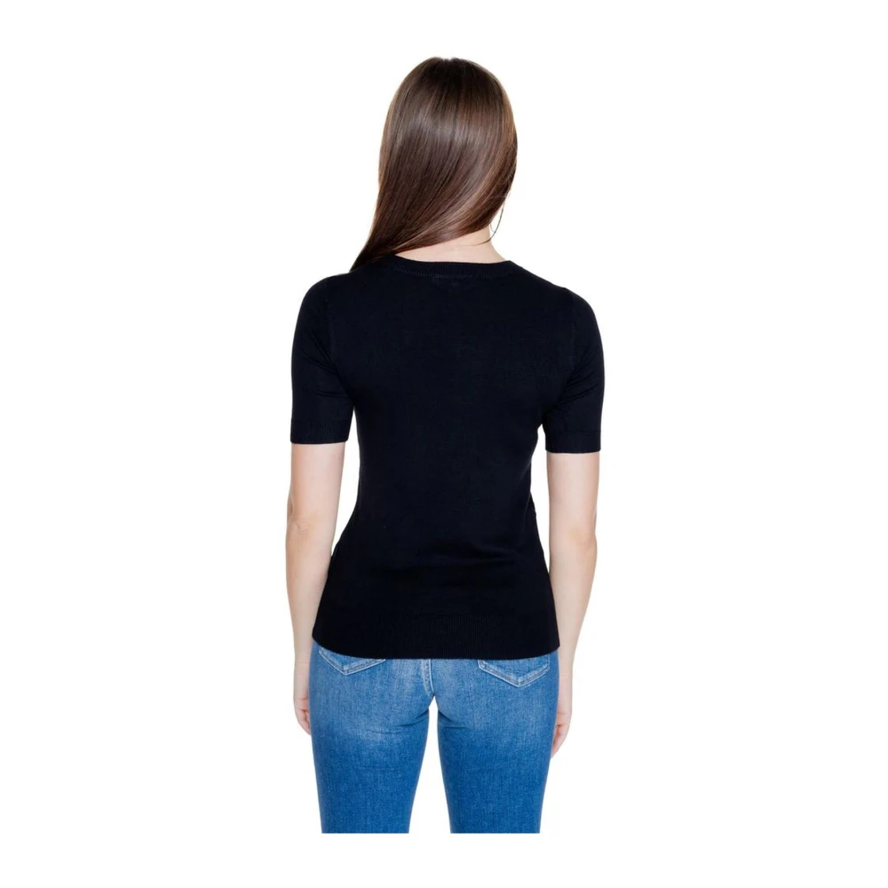 Guess Viscose Blend Tops & T-Shirt Black Dames
