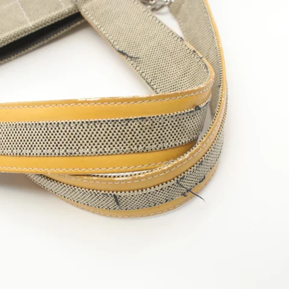 Chanel Vintage Pre-owned Leather chanel-bags Gray Dames