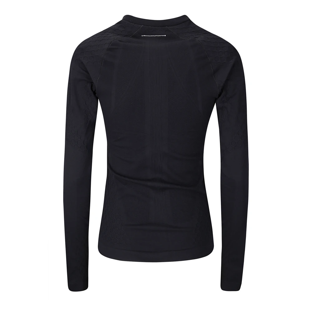 MM6 Maison Margiela Longsleeve Top Black Dames