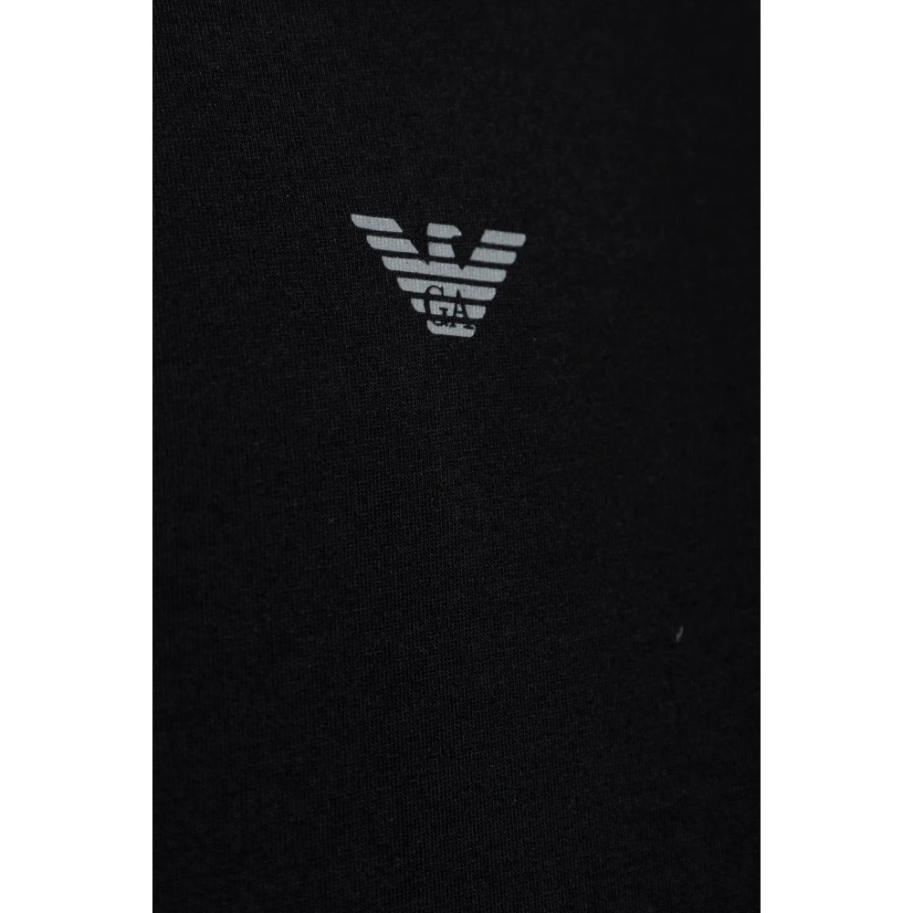 Emporio Armani Twee-pack ondergoed T-shirts Black Heren