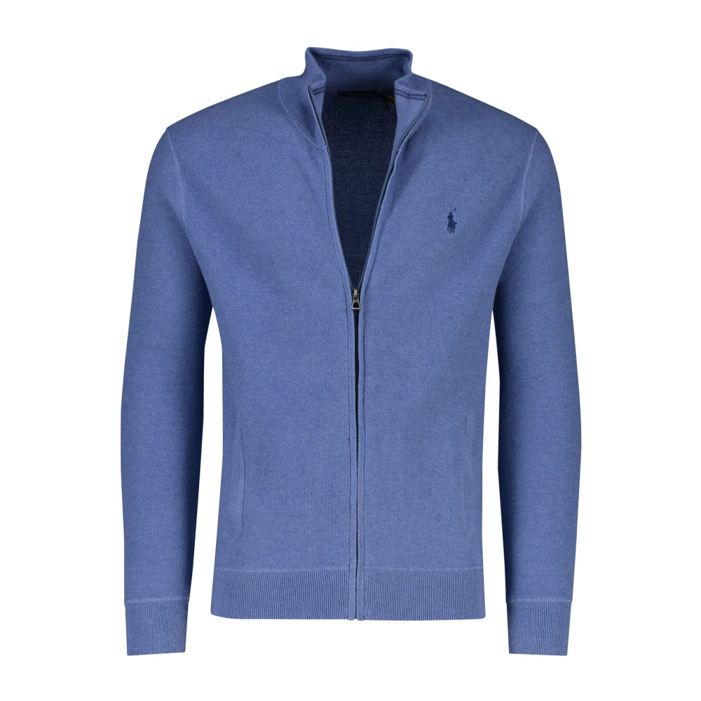 Polo Ralph Lauren Blauwe Heren Vest met Rits Blue Heren