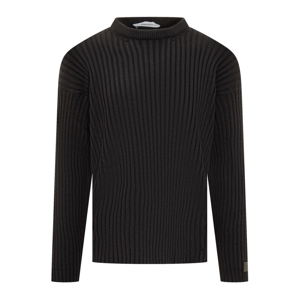 Versace Sweater Buckles Collectie Black Heren