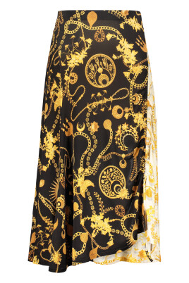 asymmetric-hem-skirt-with-side-slit