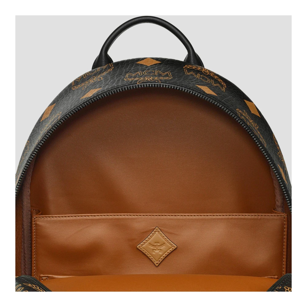 MCM Stark Rugzak in Monogram Mix Brown Dames