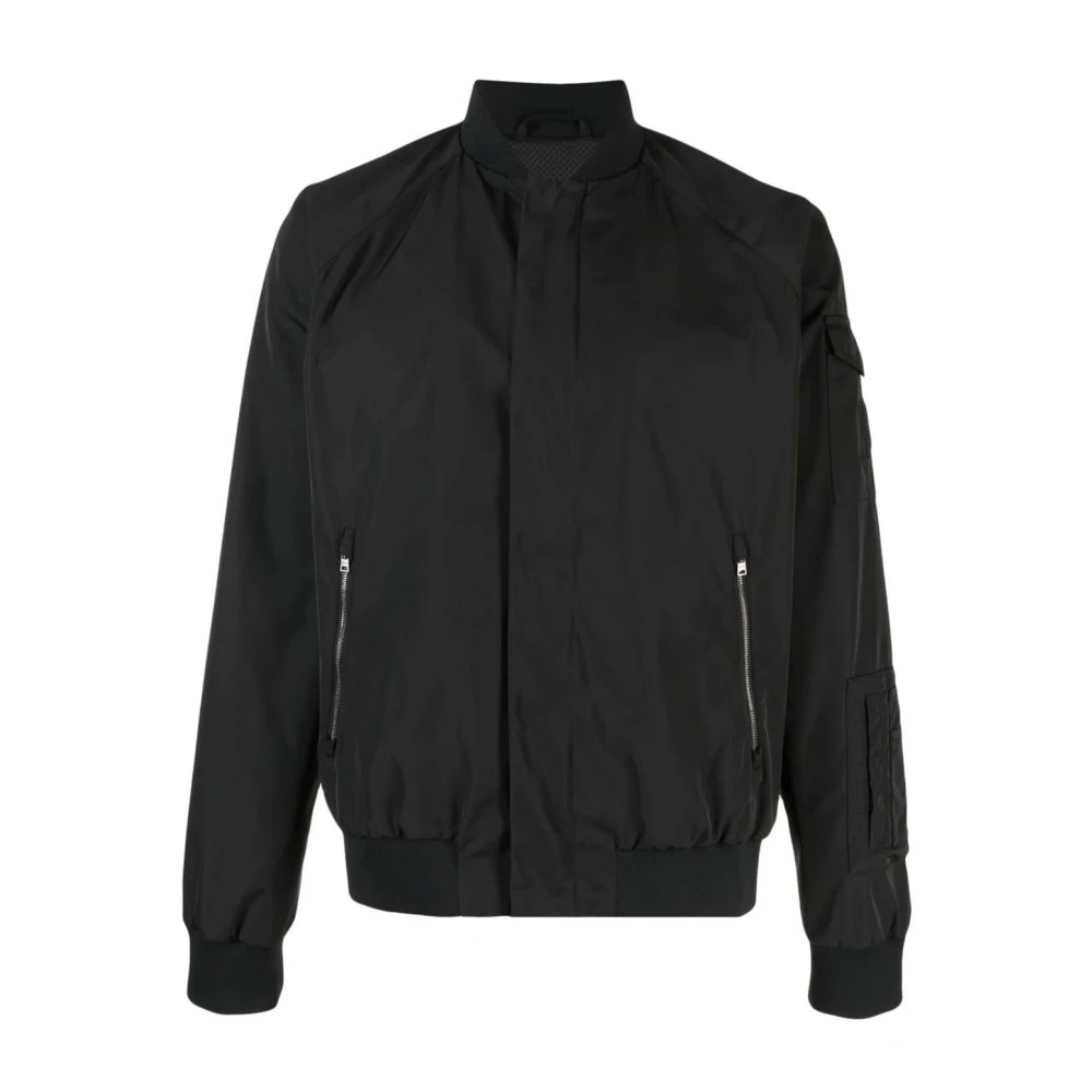 Herno Black Bomber Jacket - Male - Bomber Jackets - L - Jackets