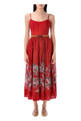 robe-midi-corset-paisley-rouge