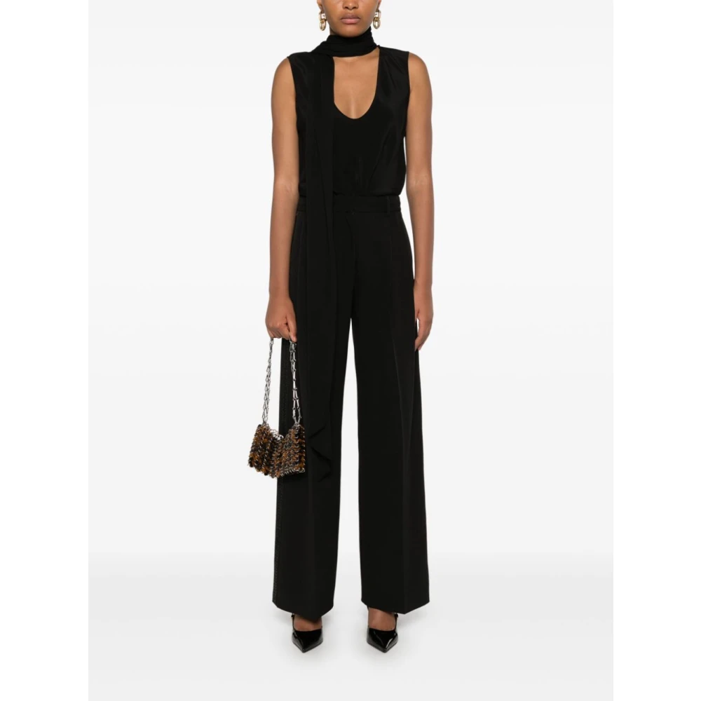 Ermanno Scervino Zwarte Broek Black Dames