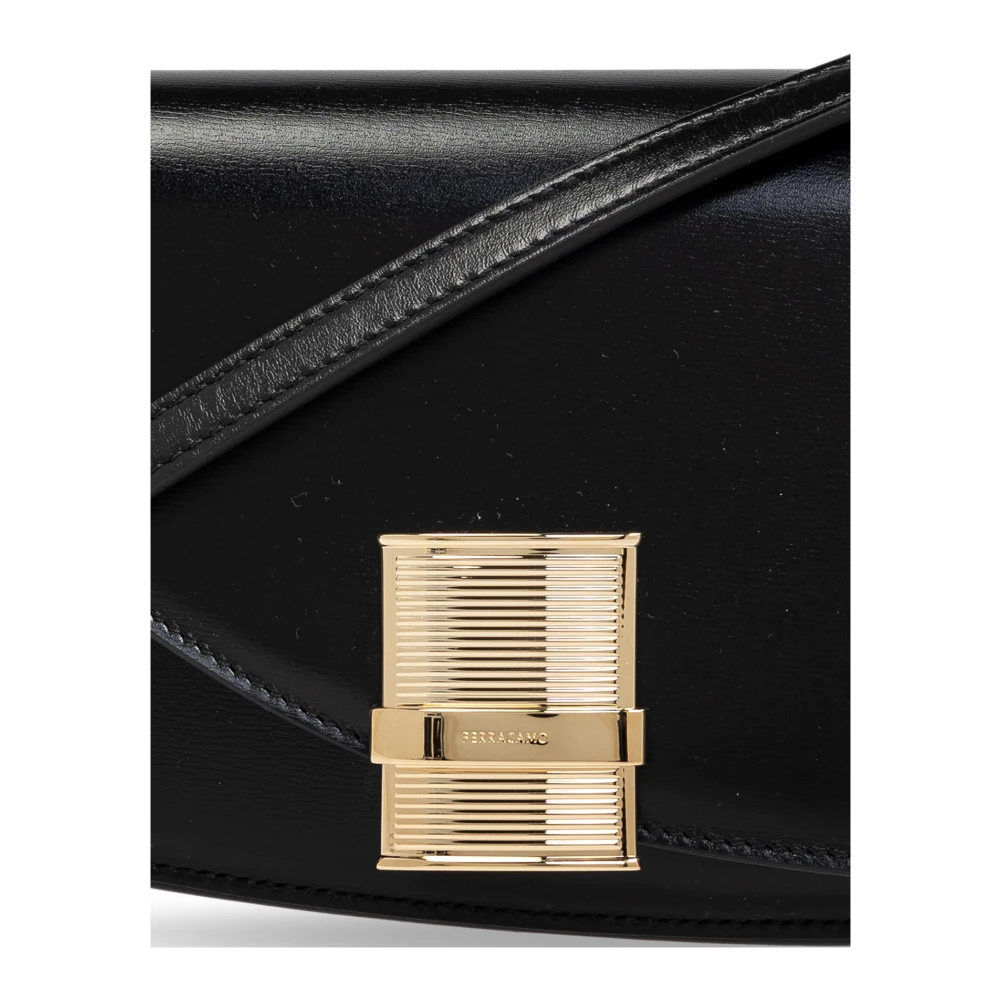 Salvatore Ferragamo Schoudertas Fimma XS Black Dames