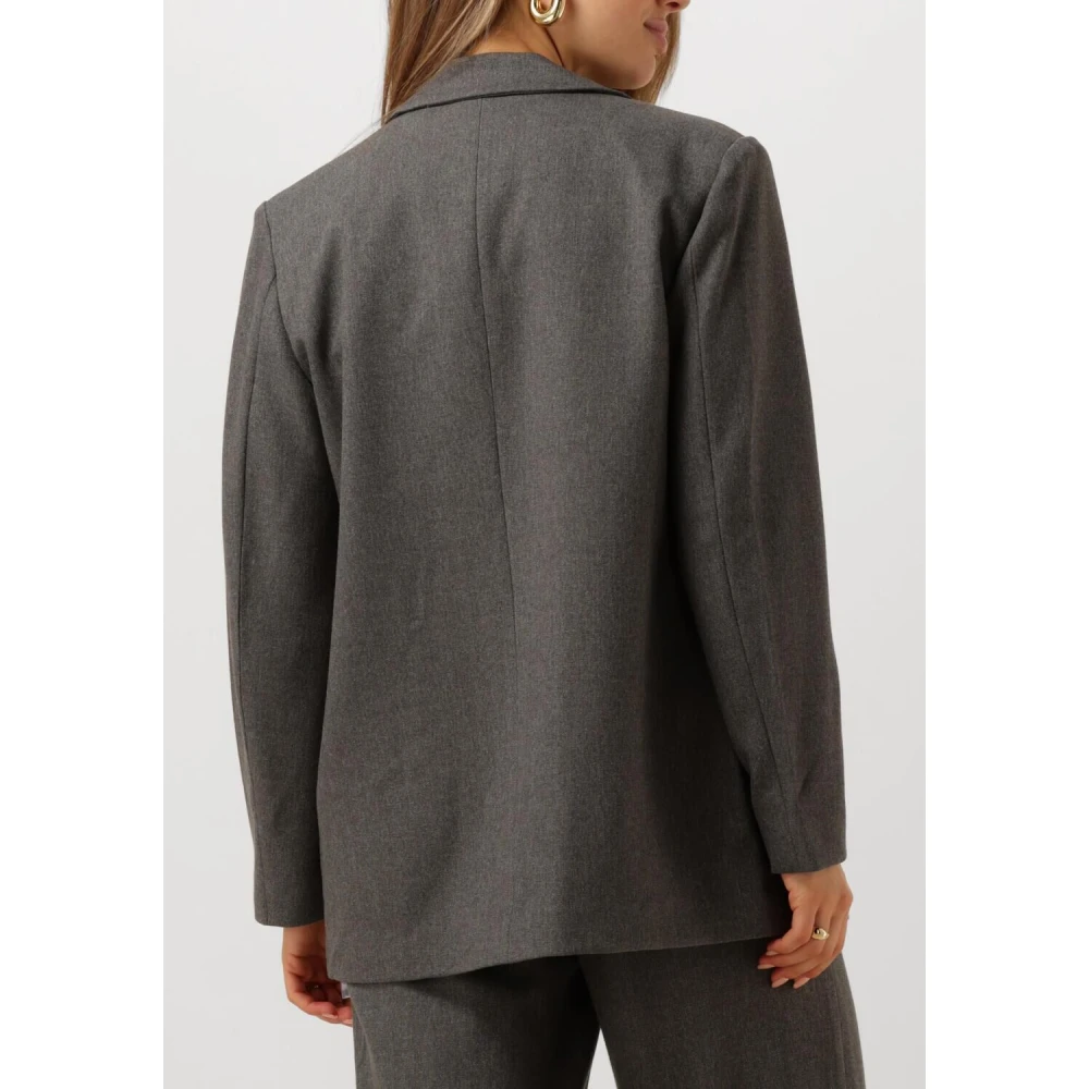 Notre-v Elegante Grijze Blazer Gray Dames
